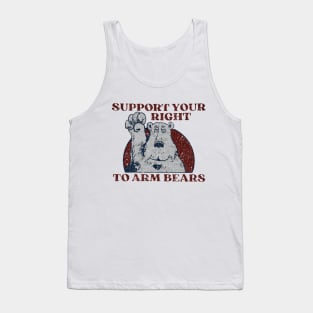 Support Your Right To Arm Bears Tank Top